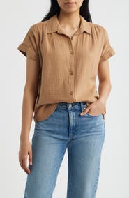 beachlunchlounge Devin Gauze Shirt