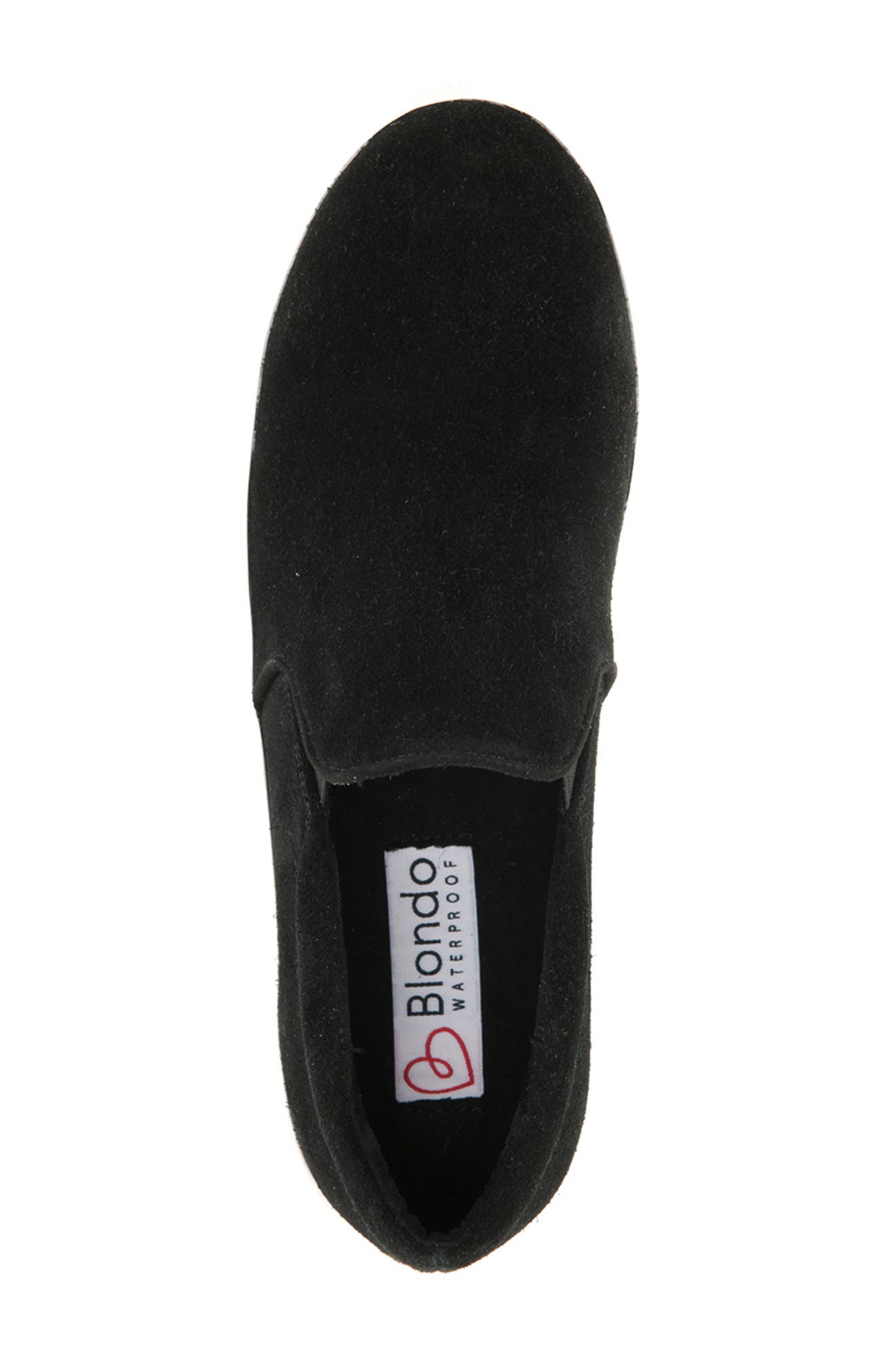 Gracie 2.0 Waterproof Slip-On Sneaker, Alternate, color, BLACK SUEDE