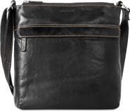 JACK GEORGES Voyager Zippered Crossbody Hobo Bag