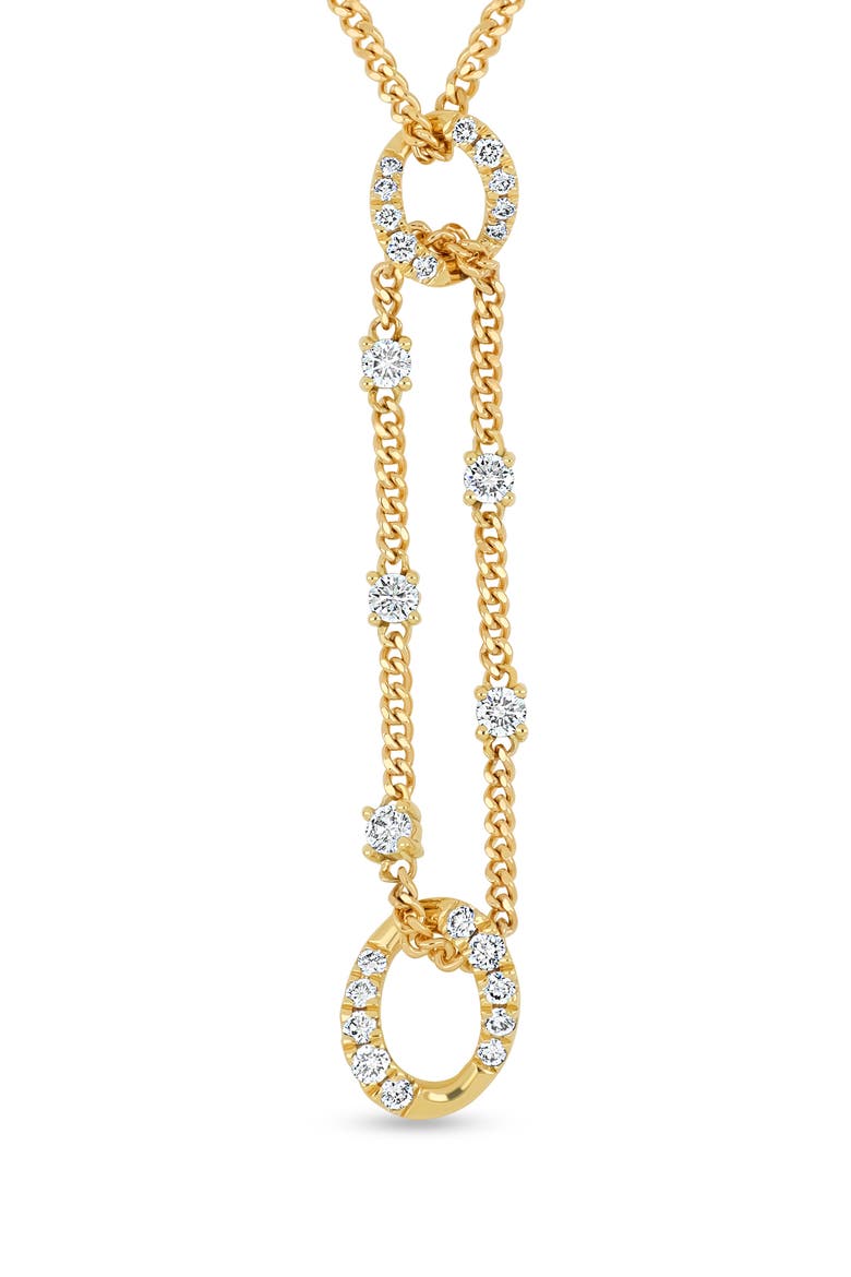18K Gold Varda Natural Diamond Y-Necklace (Online Trunk Show), Alternate, color, 18K YELLOW GOLD