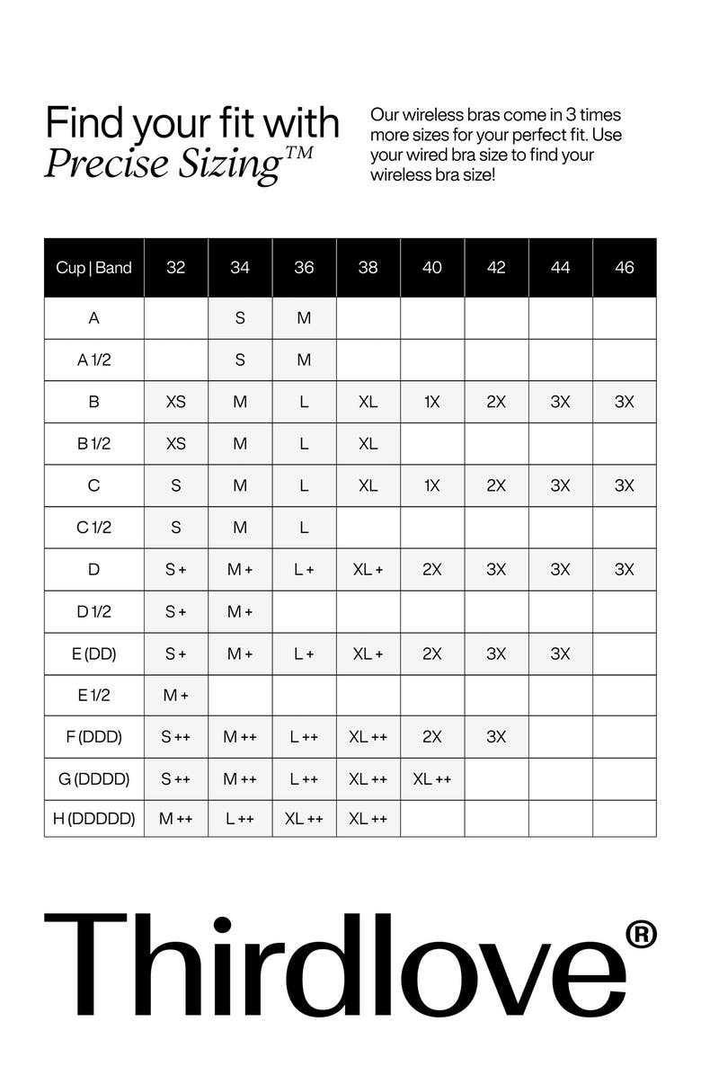 ThirdLove Seamless Wireless Cotton Blend Plunge Bra, Alternate, color, 