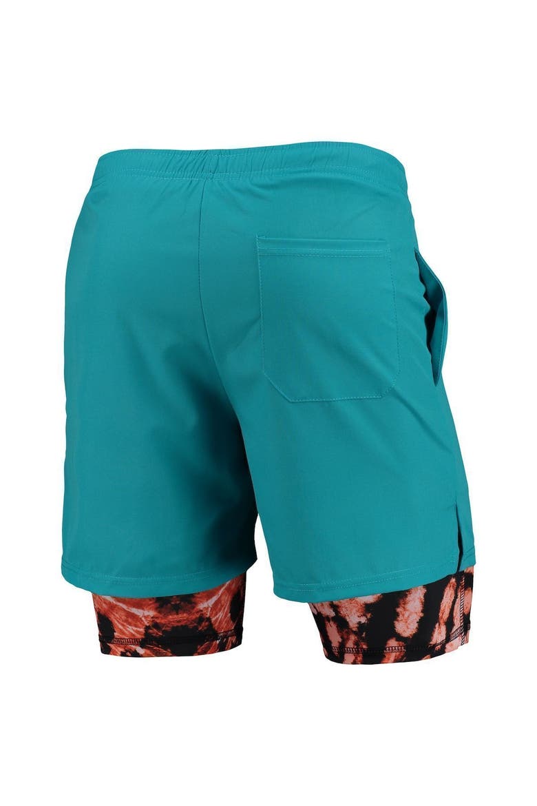 Men's FOCO Aqua Miami Dolphins Running Shorts, Alternate, color, Aqua