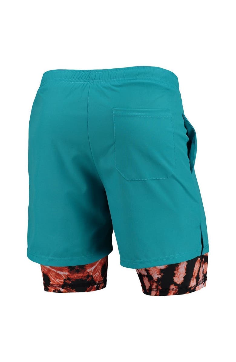 FOCO Men's FOCO Aqua Miami Dolphins Running Shorts, Alternate, color, 
