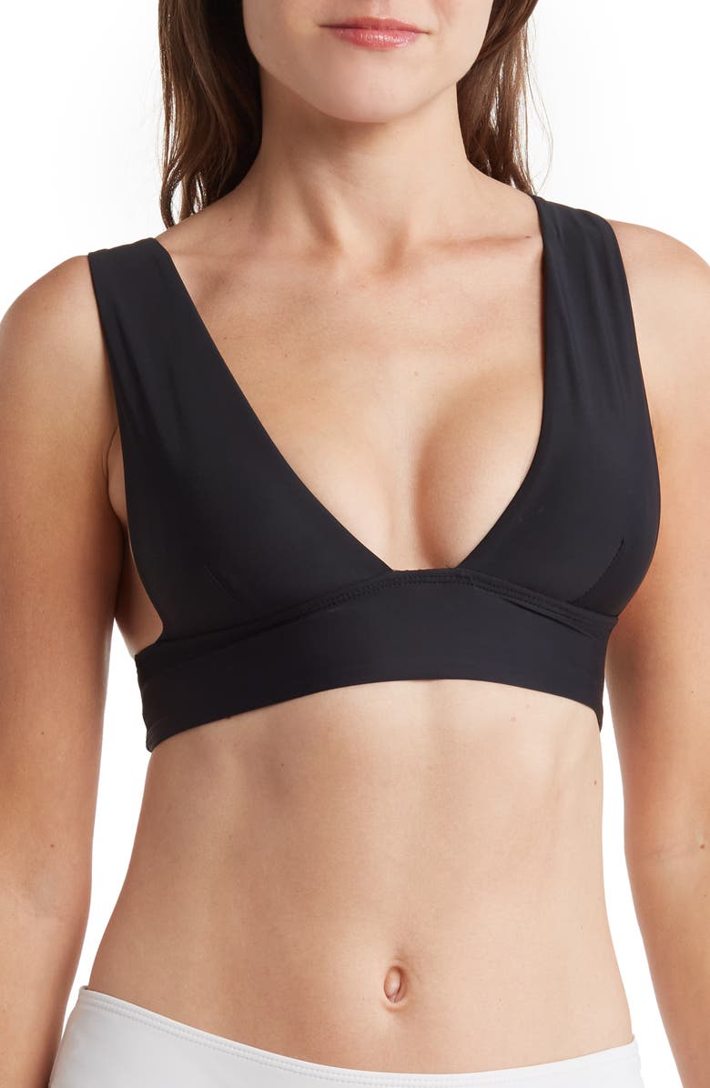 VYB Vitals Tori Wide Strap Triangle Swim Bikini Top, Main, color,