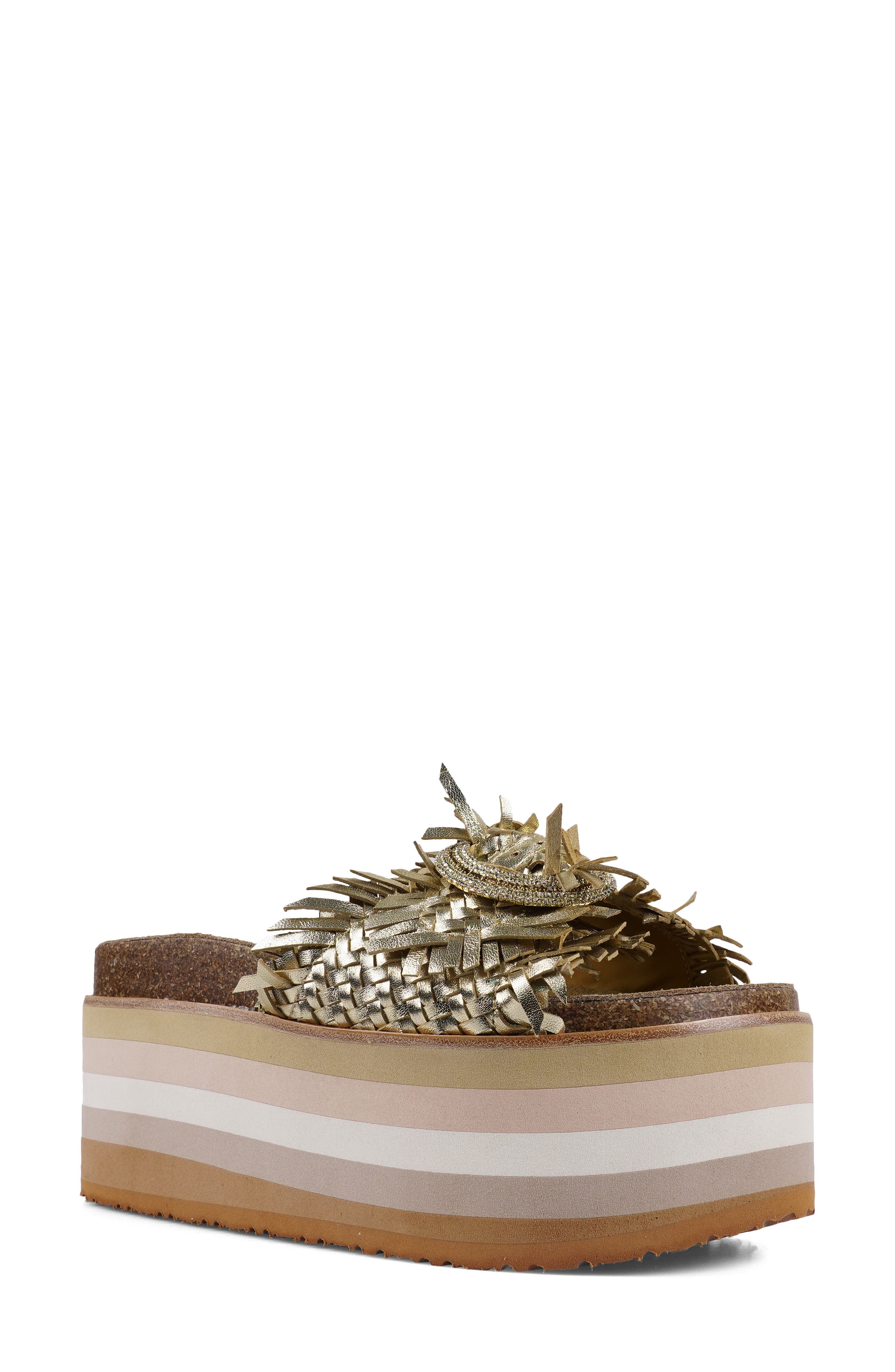 ZIGI Karinna Platform Sandal, Main, color, Gold