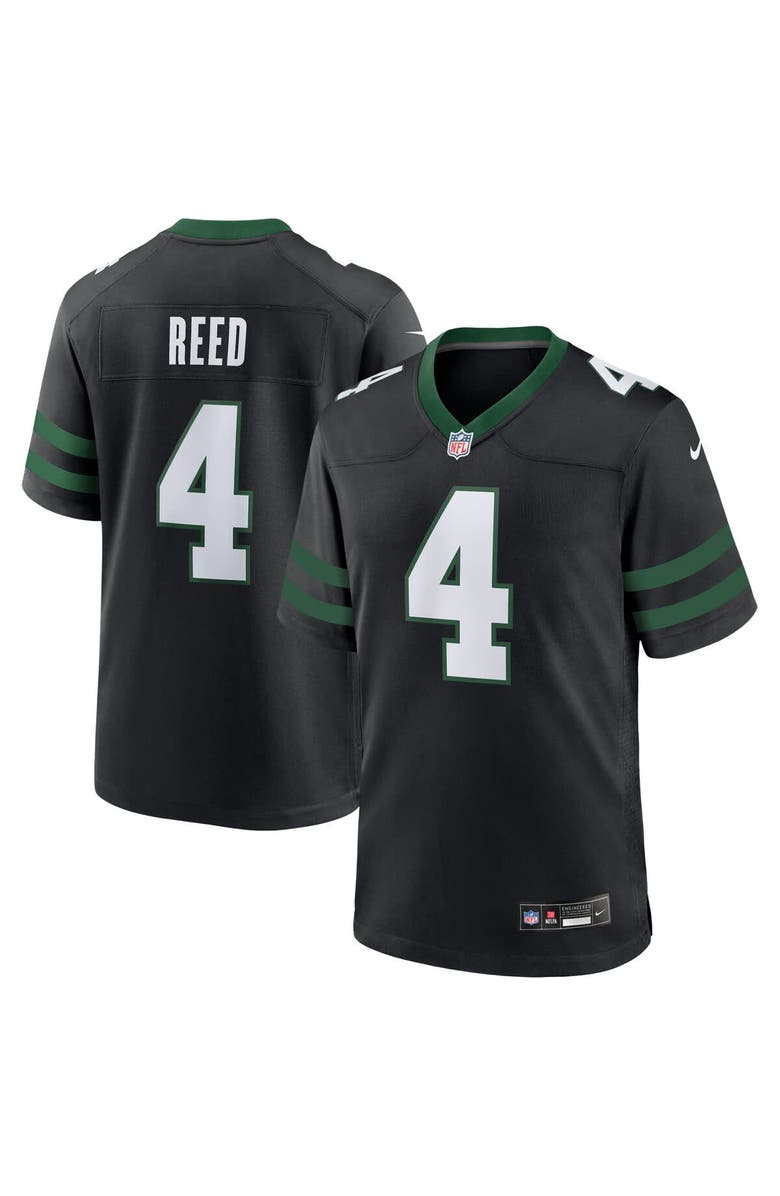 Nike Men's Nike D.J. Reed Legacy Black New York Jets Alternate Game Jersey, Main, color, Black