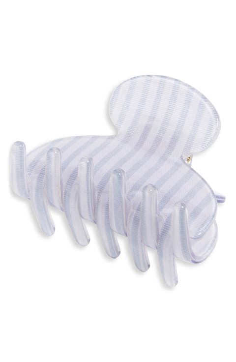 Couture Stripe Small Claw Clip