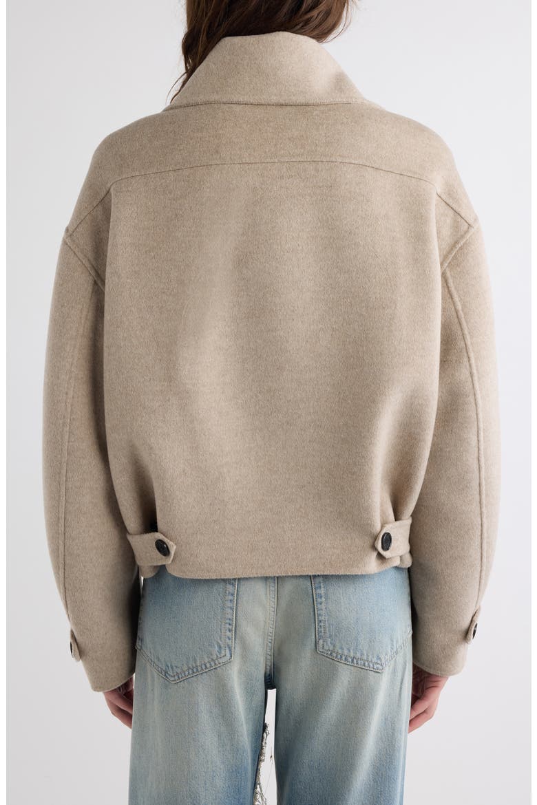 ジャケット・アウター <H> WOOL CASHMERE MELTON COVER ALL BEIGE Olemmy Wool & Cashmere Jacket (Women) | Nordstrom
