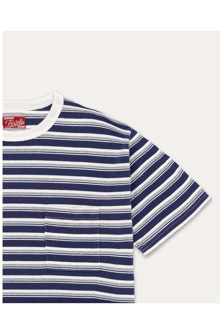 Yakut Striped T-shirt, Alternate, color, Light Blue