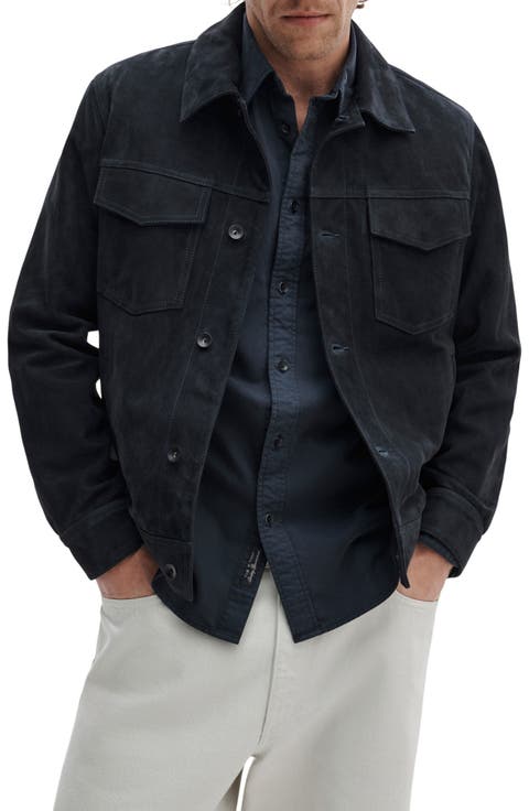 Suede Trucker Jacket