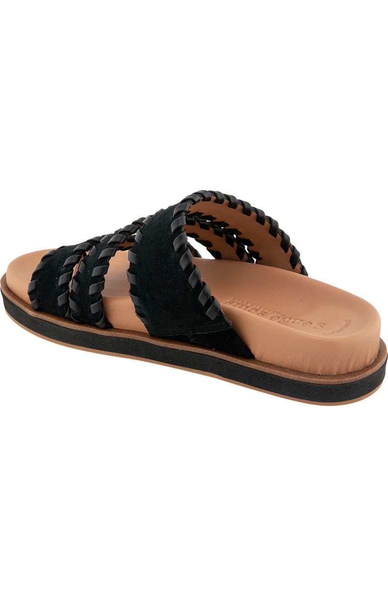 Gentle Souls Niles Whip Platform Slide Sandal, Alternate, color, Black Suede