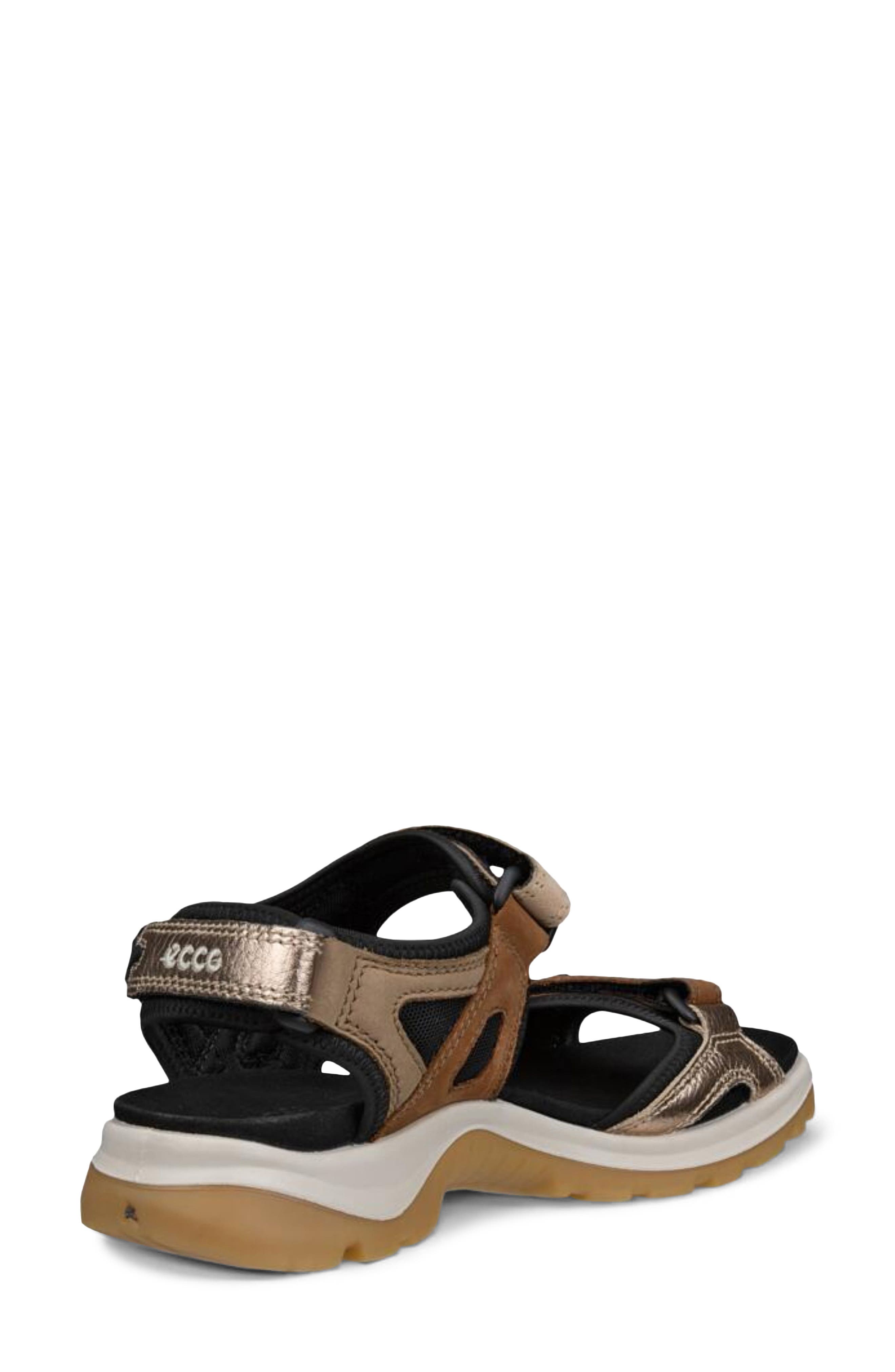 ECCO Yucatan Sandal, Alternate, color, Brown Multi