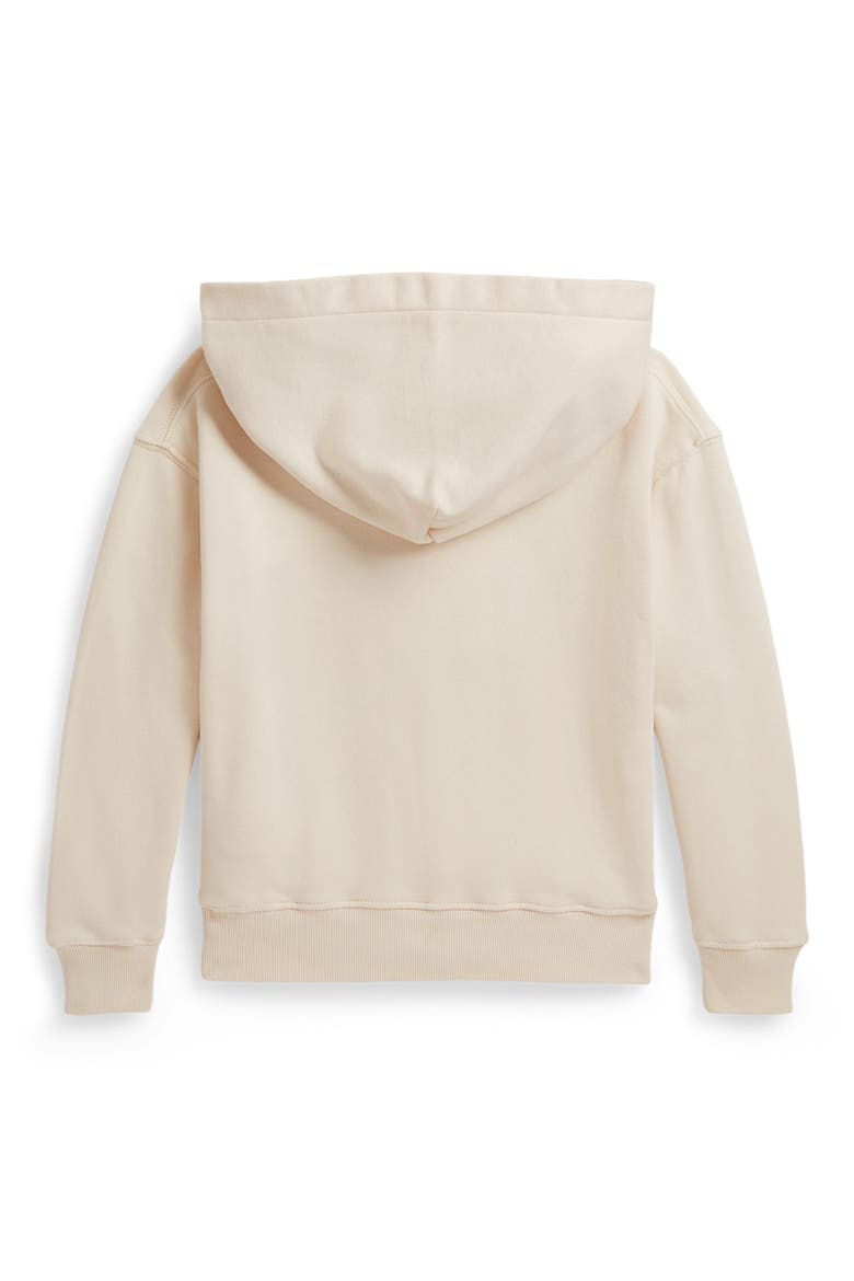 Kids' Patchwork Bear Cotton Terry Hoodie, Alternate, color, GUIDE CREAM