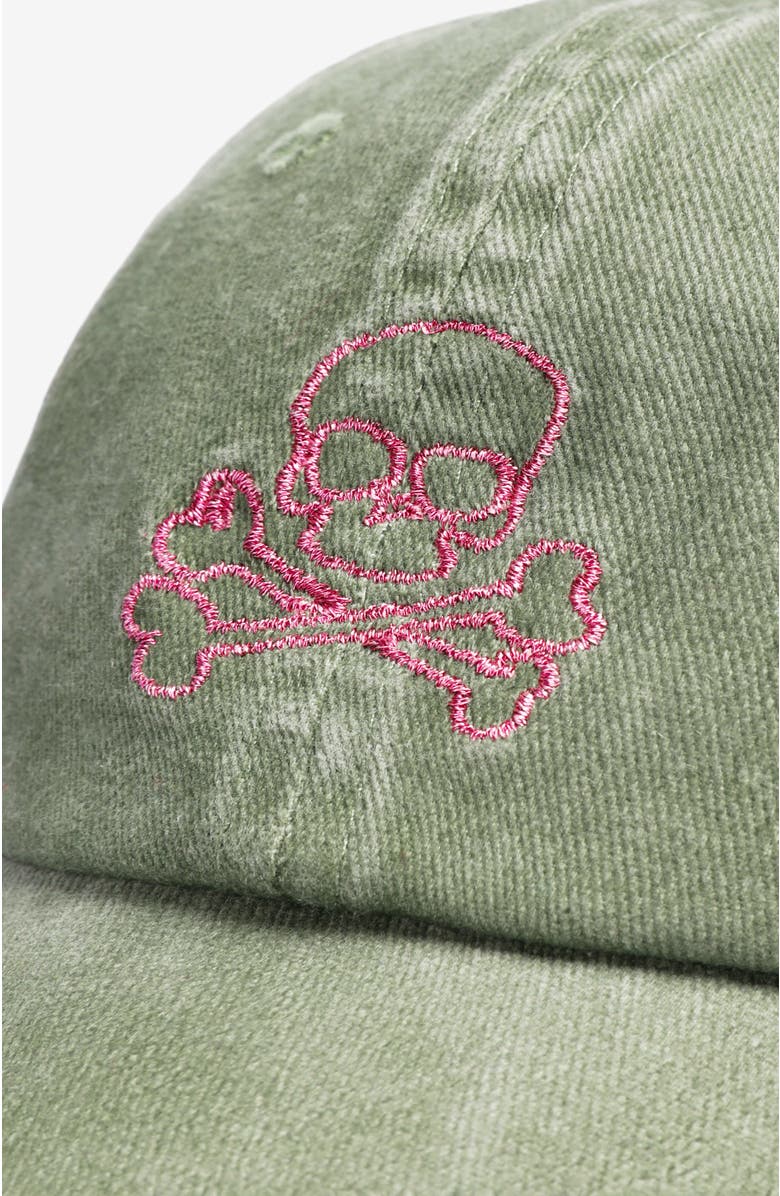 Scalpers Skull Cap Lurex Girls, Alternate, color, Khaki