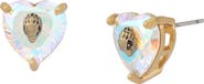 Kurt Geiger London Crystal Heart Stud Earrings