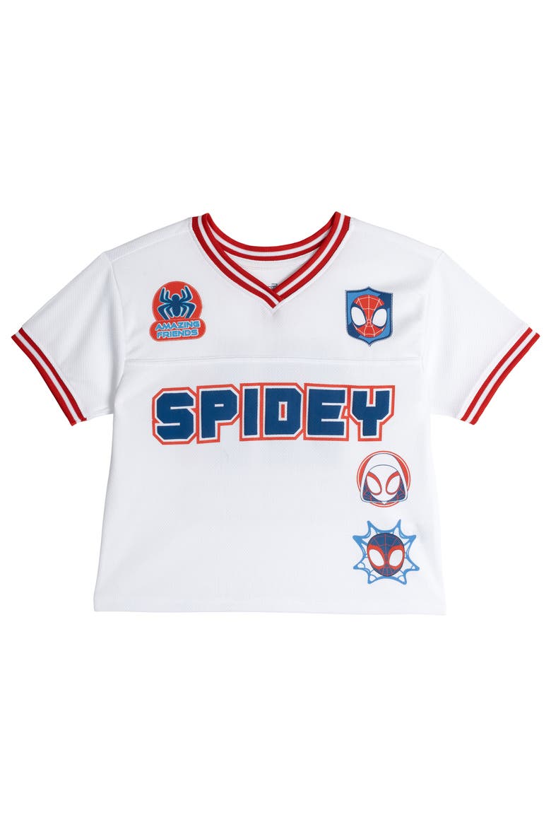 Spidey and His Amazing Friends Athletic 2-Piece T-Shirt and Shorts Set, Alternate, color, Spidey White Blue