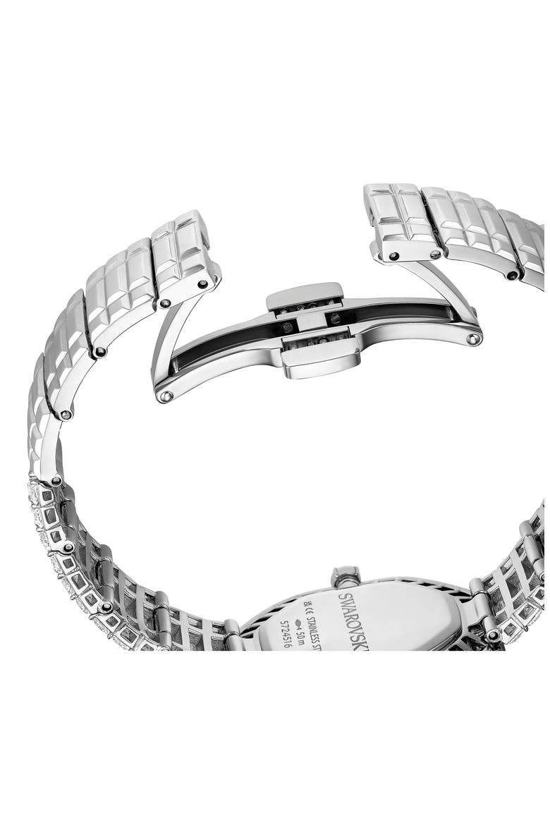 Matrix Octagon Bracelet Watch, 28.58mm x 22.23mm, Alternate, color, SILVER