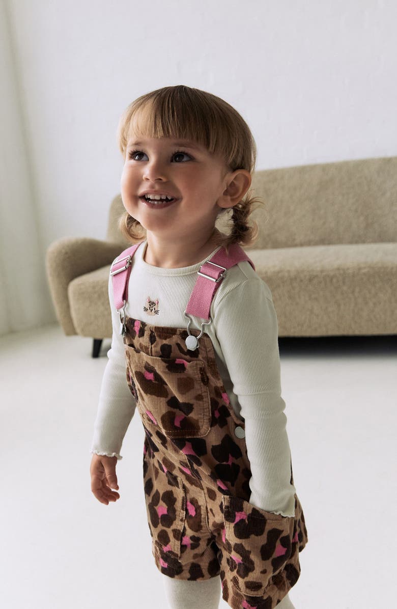 NEXT Kids' Overalls, Top & Tights Set, Alternate, color, Multi