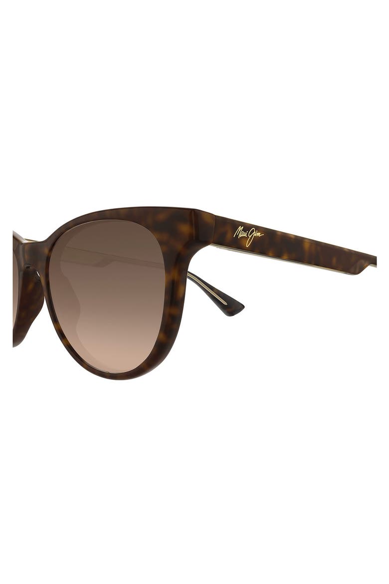 Lonomea 52mm Polarized Cat Eye Sunglasses, Alternate, color, TORTOISE