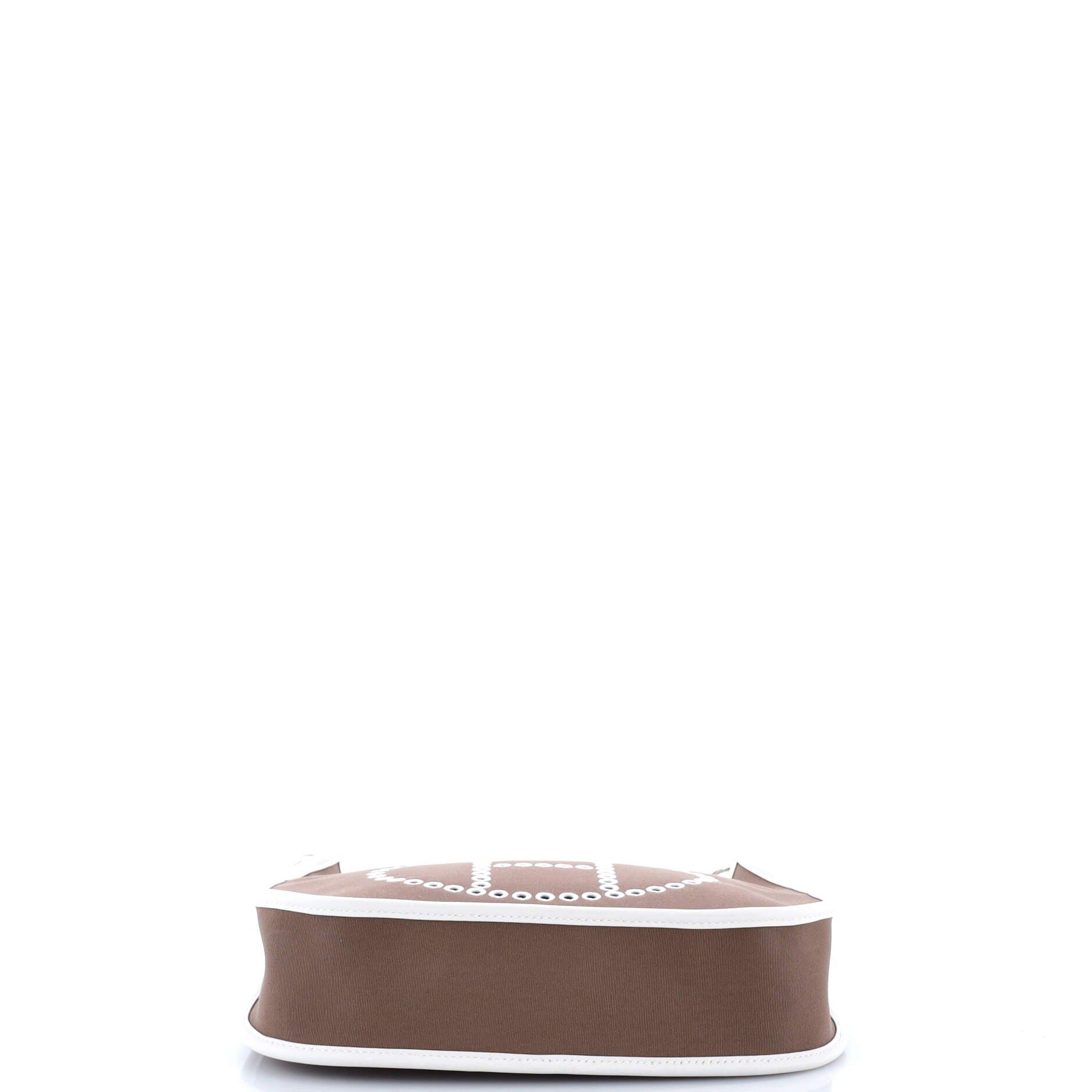 Pre-Owned Hermes Neo Evelyne Bag Toile and Leather PM, Alternate, color, Etoupe