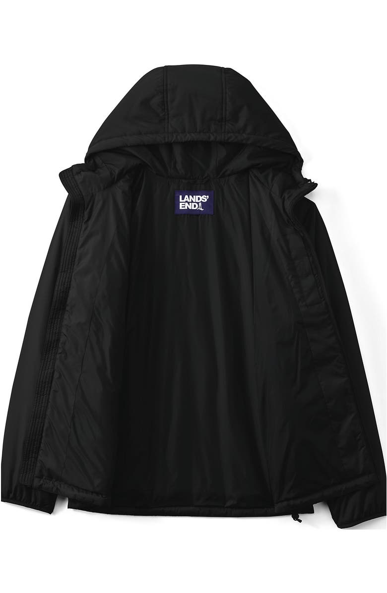 Lands' End FeatherFree Insulated Hooded Jacket, Alternate, color, Black