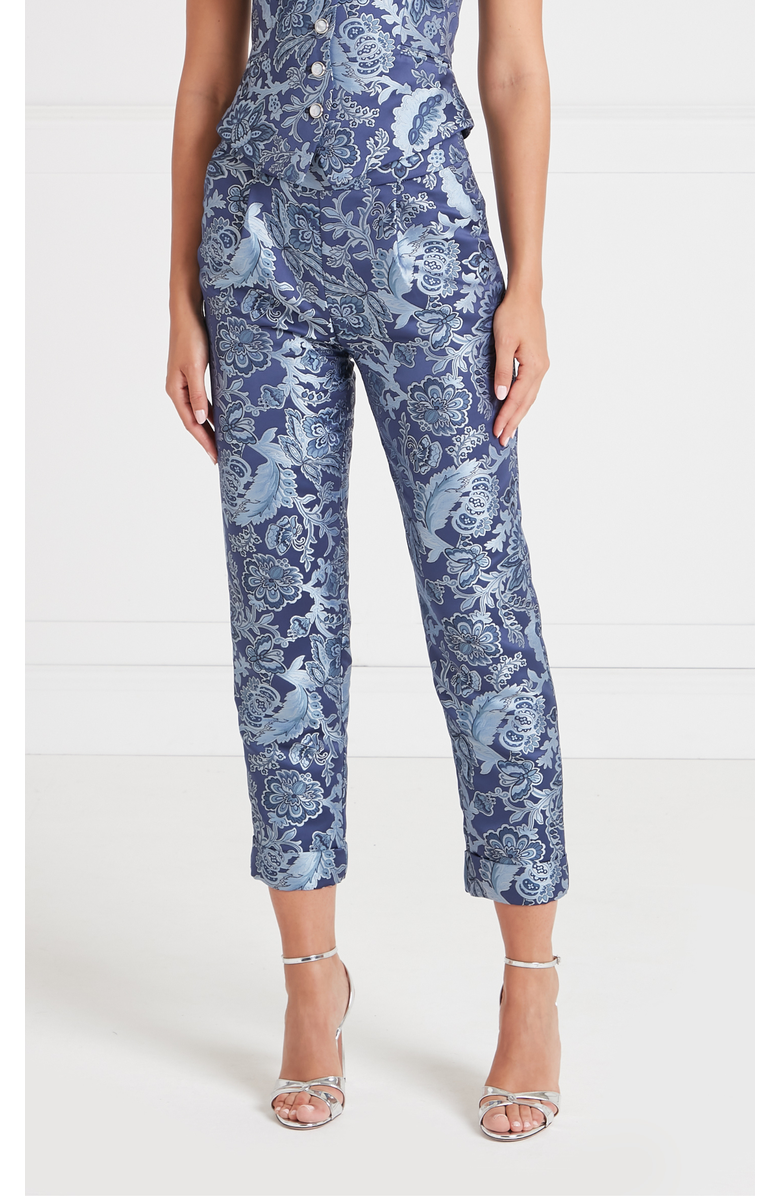 Temperley London Francis Trousers, Main, color, Navy