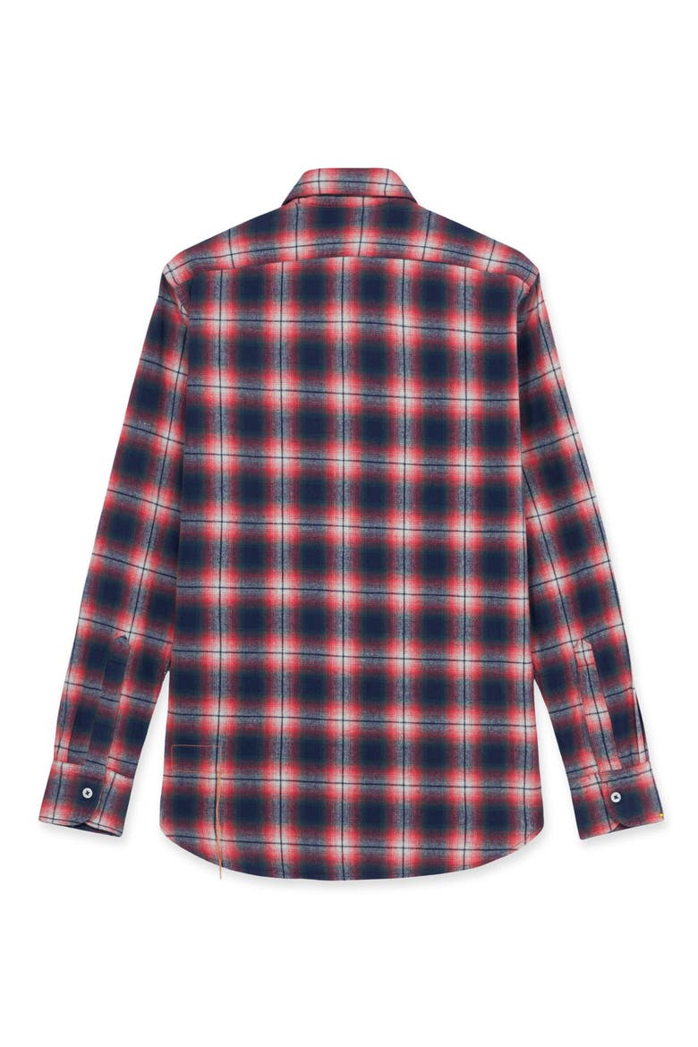 Check Flannel Shirt, Alternate, color, Red