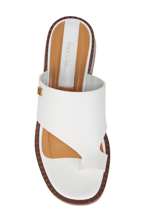 Franco Sarto Sia Slide Sandal In White