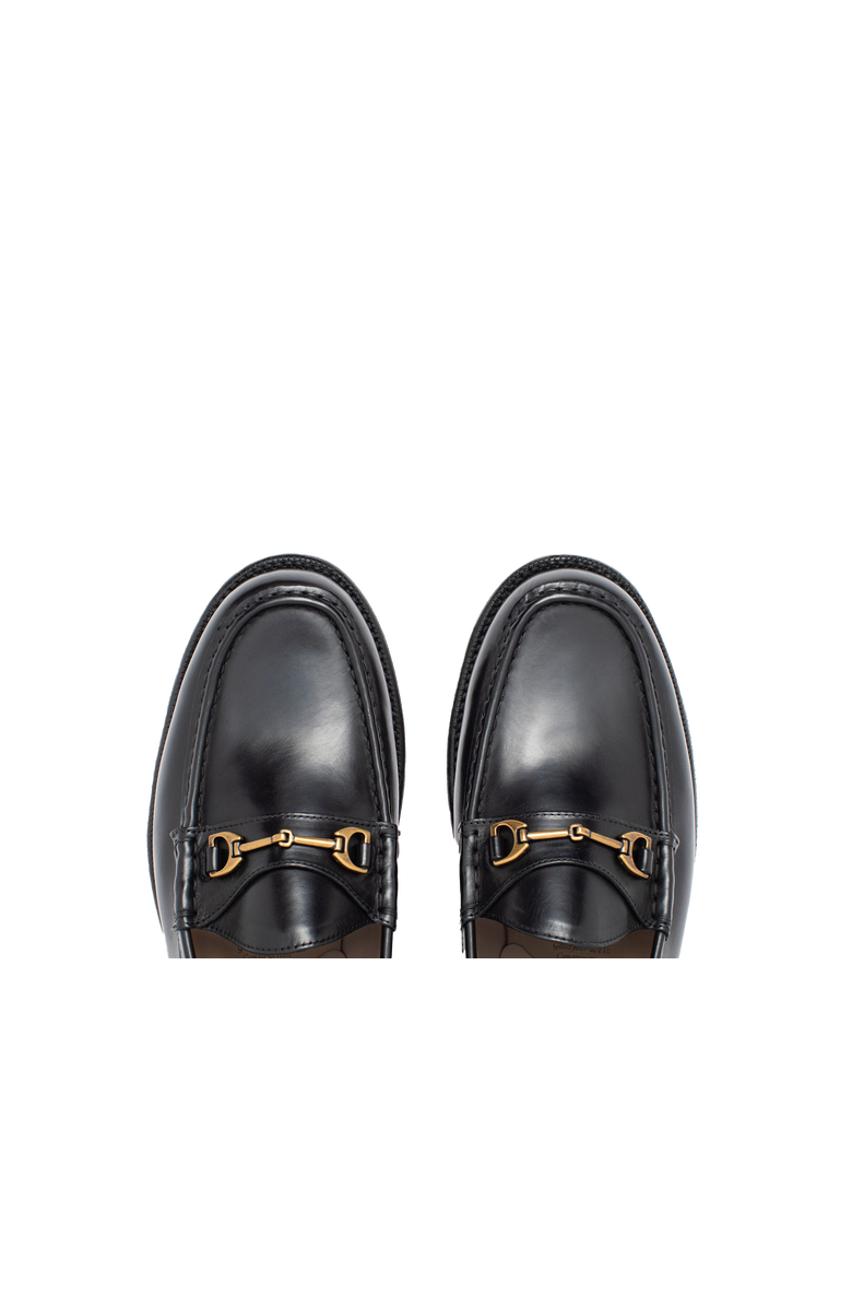 Grant Stone Horsebit Loafer, Alternate, color, Black Calf