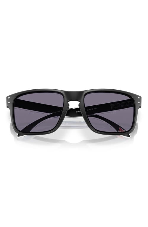 Oakley Holbrook™ Fathom Collection 57mm Prizm™ Polarized Square Sunglasses In Shiny Black
