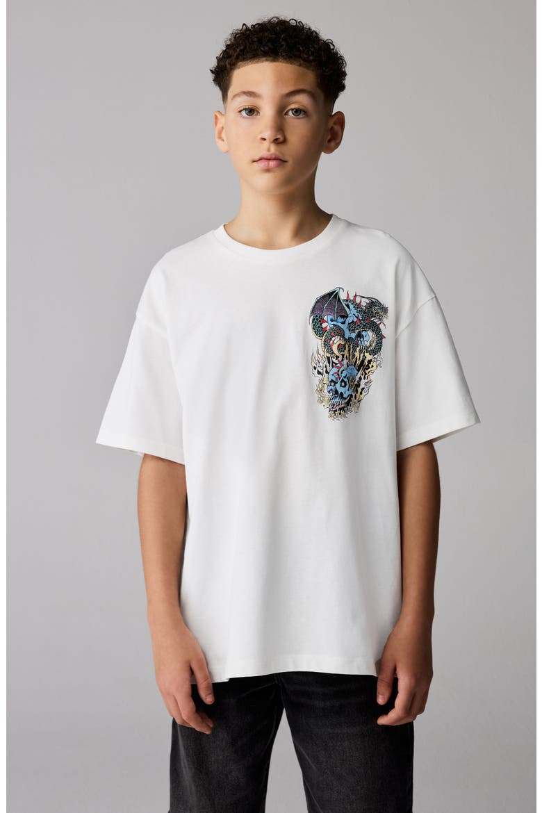 Kids' Writher Graphic T-Shirt, Alternate, color, WHITE