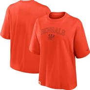 Nike Women's Nike Orange Cincinnati Bengals Glory Arch Boxy T-Shirt