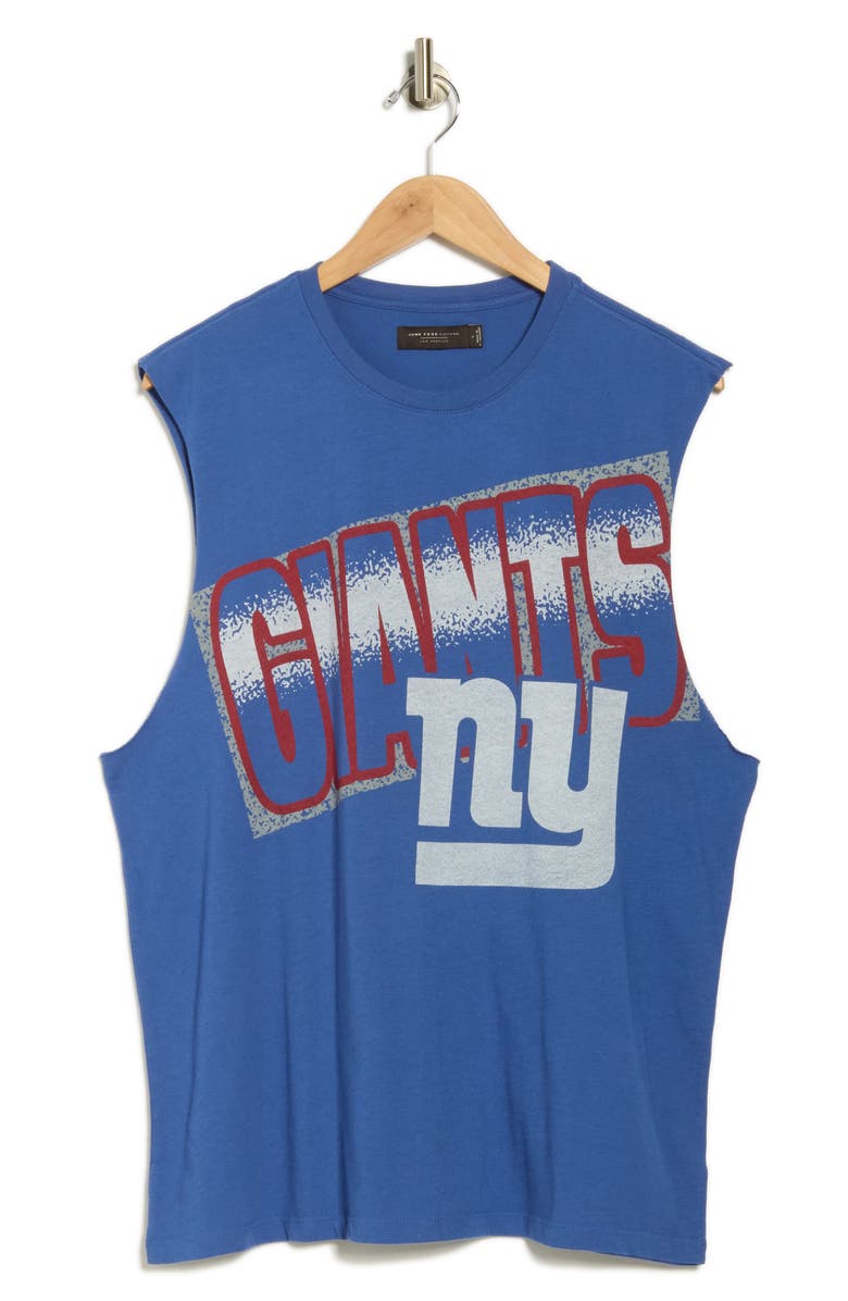 Junk Food NFL Giants Cotton Graphic Muscle Tee, Alternate, color, Liberty