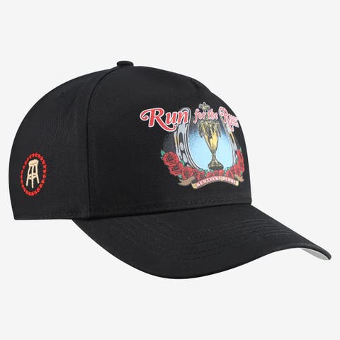 Unisex Barstool Golf x '47 Black Kentucky Derby Run For The Roses Trophy Hitch Adjustable Hat