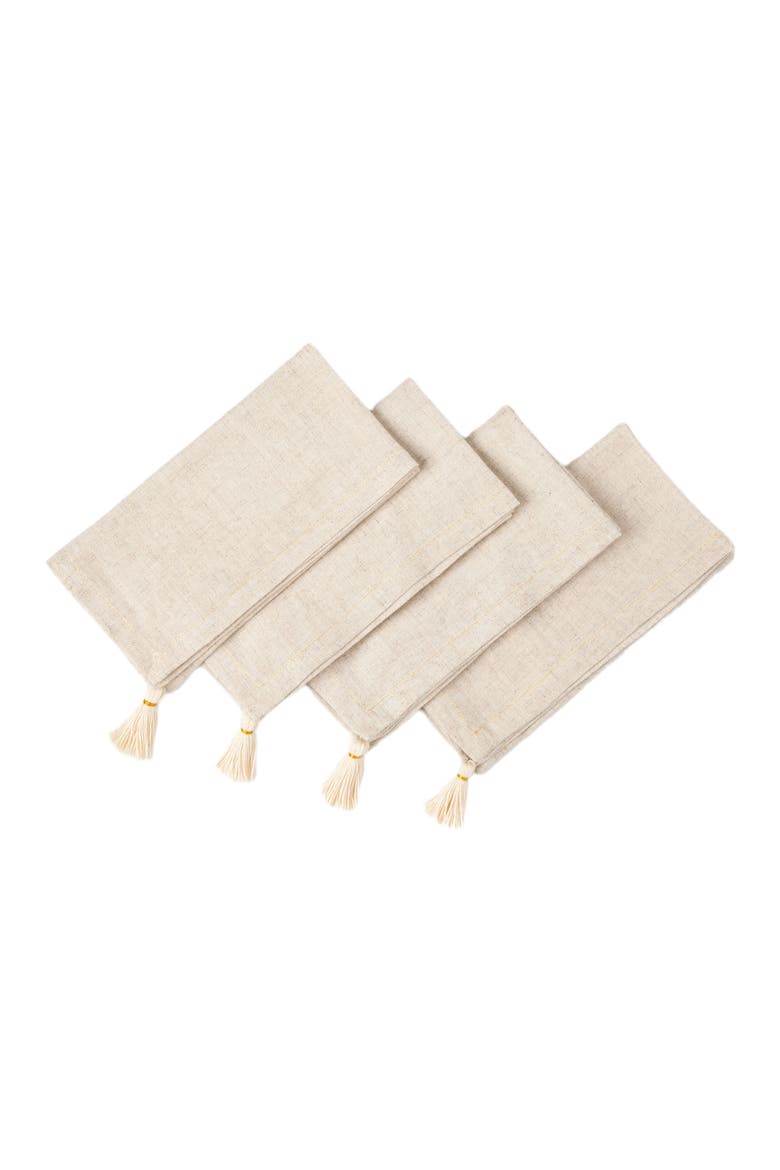 Tassel Napkins Set of 4, Alternate, color, Natural