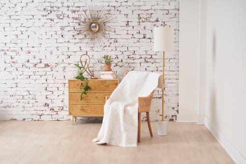 Carol & Frank Runa Botanical White Throw Blanket For Bed Or Couch Accent Décor In White