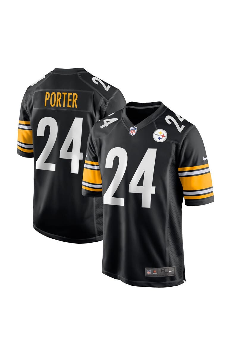 Nike Men's Nike Joey Porter Jr. Black Pittsburgh Steelers  Game Jersey, Main, color, Black