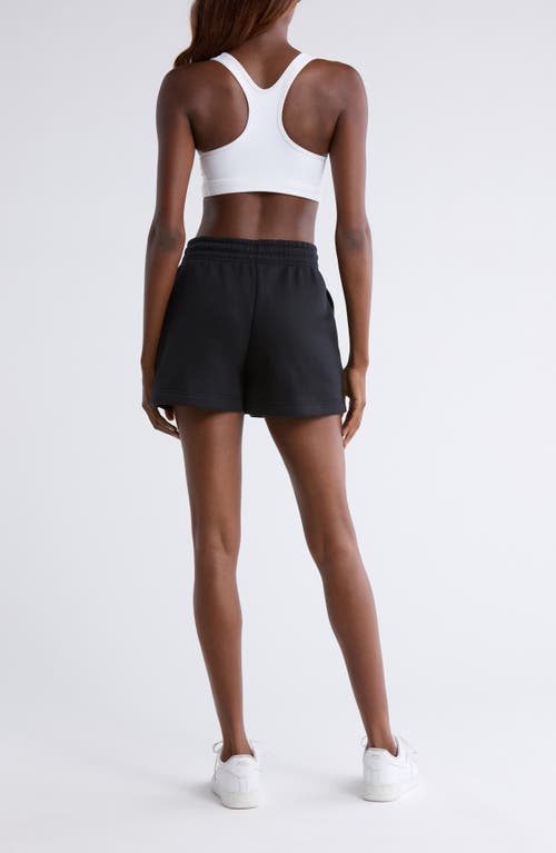 Nike Sportswear Phoenix Fleece Mid-rise 4-inch Shorts In Black
