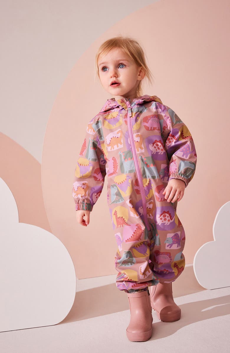 NEXT Kids' Dino Waterproof Puddle Suit, Alternate, color, 