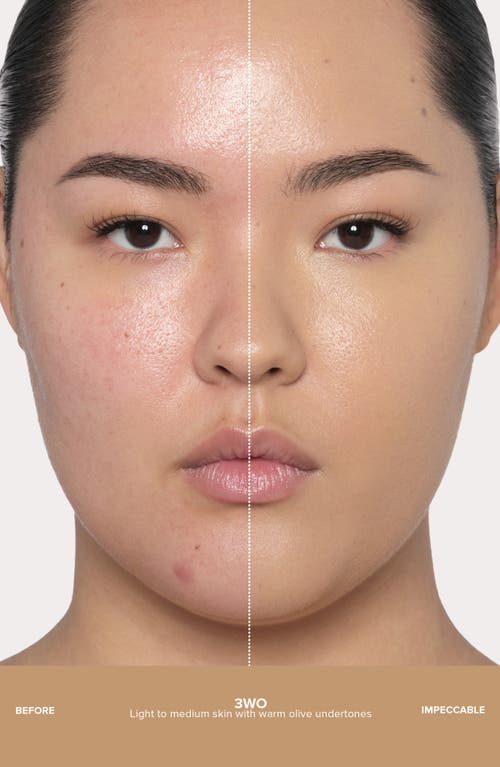 Anastasia Beverly Hills Impeccable Blurring Second-skin Matte Foundation In 3wo Light Medium Warm Olive