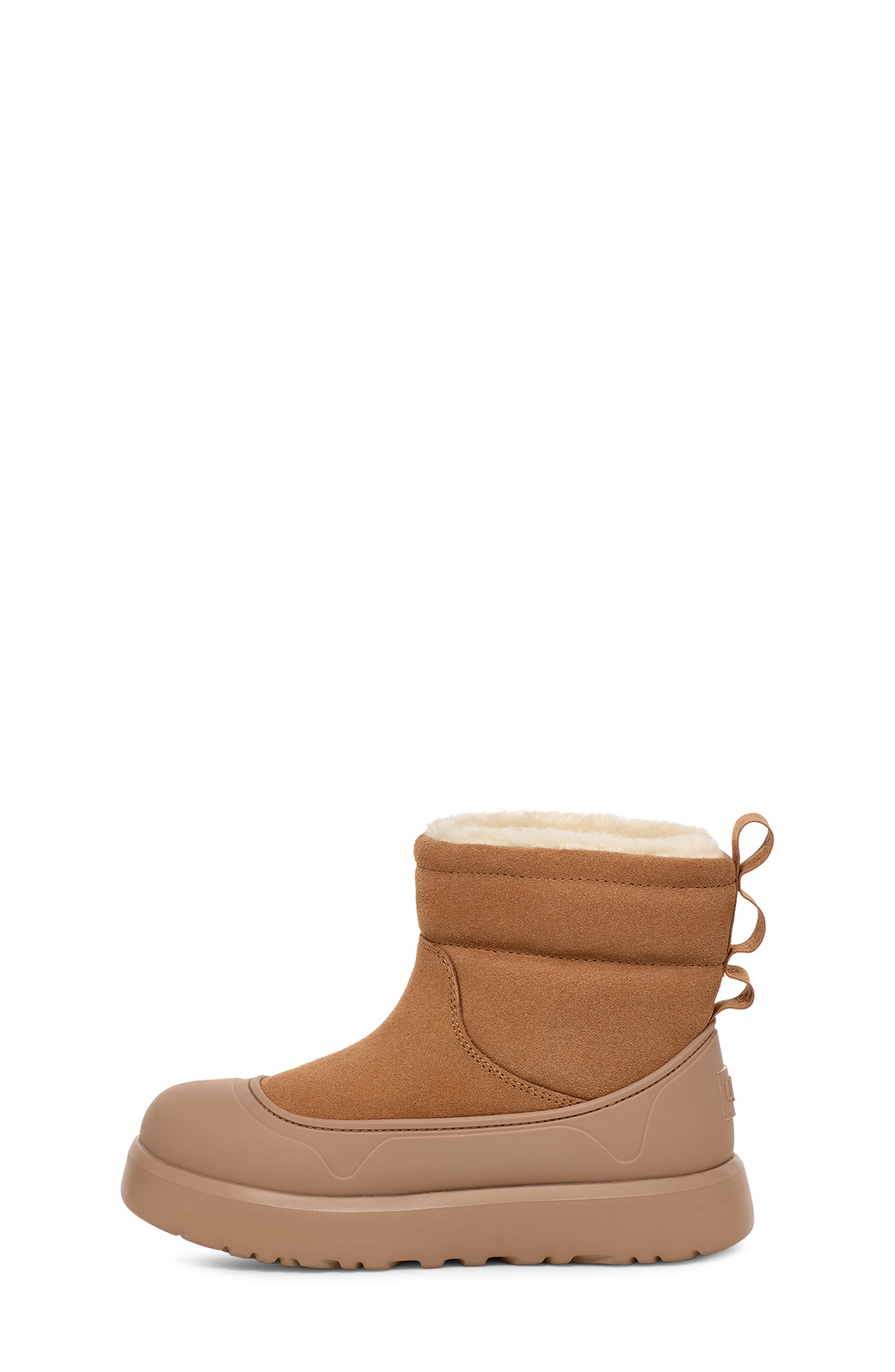 UGG<sup>®</sup> Kids' Classic Mini Mond Waterproof Boot, Alternate, color, Chestnut