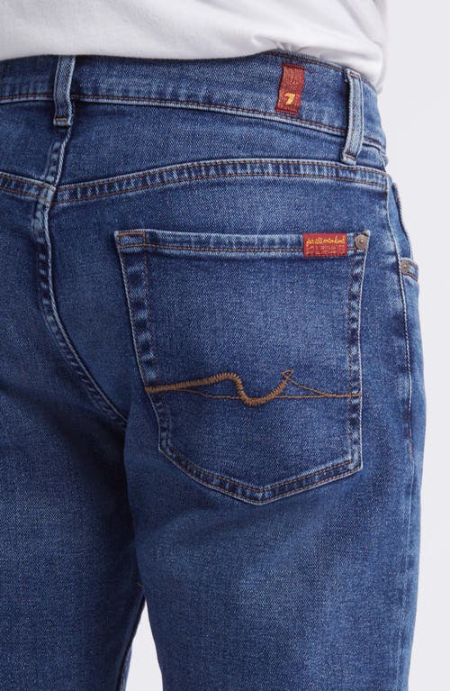 7 For All Mankind Austyn Squiggle Relaxed Straight Jeans In City Lights