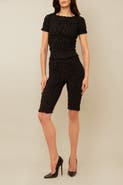 Contessa Mills Blair Cozy Elevated Fitted Long Shorts