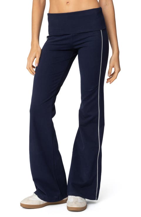 Livie Foldover Flare Leggings