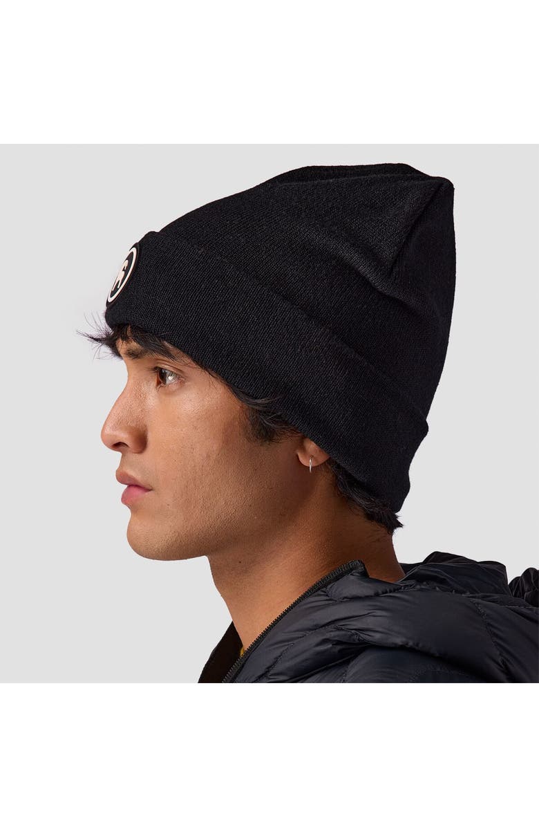Backcountry Patch Goat Beanie, Alternate, color, Black