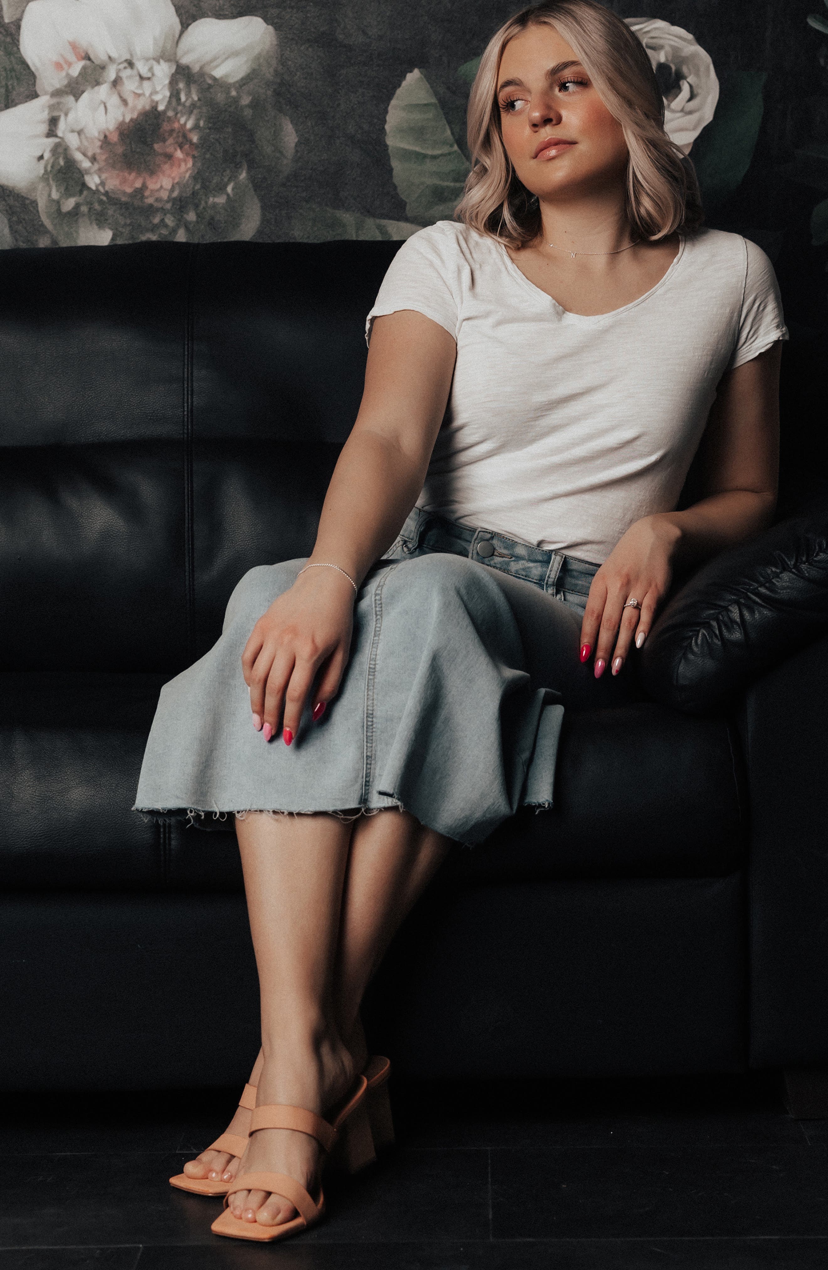 Journee Collection Nolla Heeled Sandal, Alternate, color, Off White