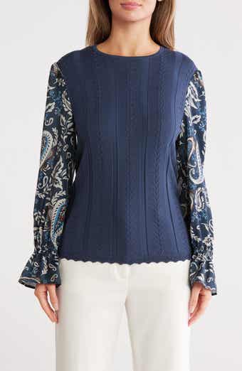 Gemma + Jane Print Sleeve Top