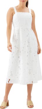 Karen Kane Embroidered Cutout Sundress