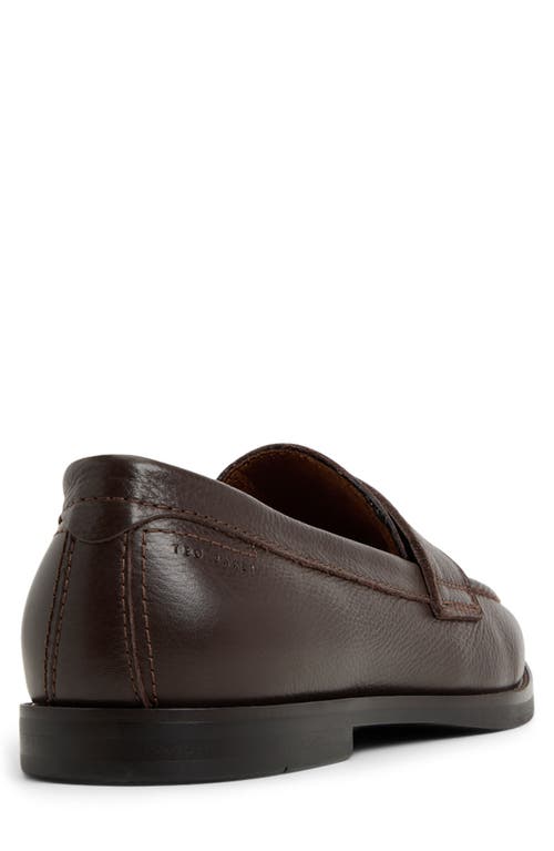 Ted Baker London Parliament Penny Loafer In Brown