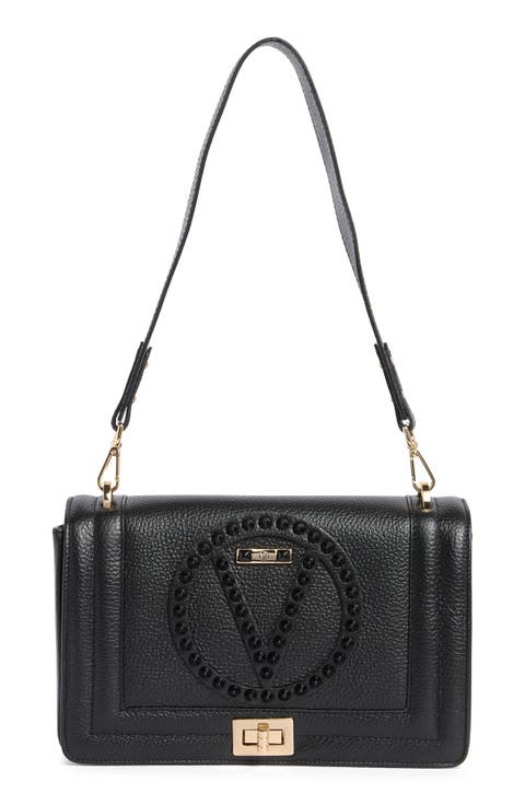 Alice Rockstud VLOGO Leather Shoulder Bag